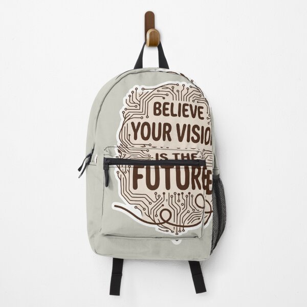 Item preview, Believe Your Vision Is The Future - Cyber Tech Motivational Sticker designed and sold by zakman02.