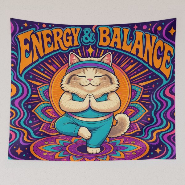 Item preview, Energy & Balance: The Psychedelic Zen designed and sold by CataosMeow.