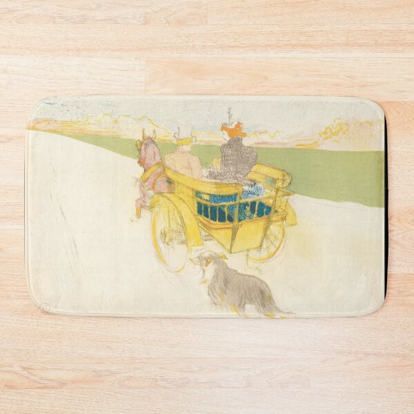 Item preview, Country Outing (Partie de Campagne) by Henri de Toulouse-Lautrec - Belle Époque Carriage Fine Art Print designed and sold by artofuniverse.