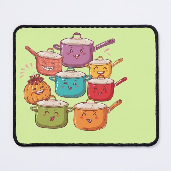 Item preview, Big wave of funny pots and pans designed and sold by Art70shop.