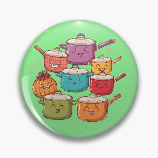 Item preview, Big wave of funny pots and pans designed and sold by Art70shop.