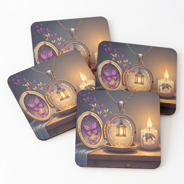 Item preview, Golden Locket Lantern Butterfly Dream designed and sold by AbanoubStore.
