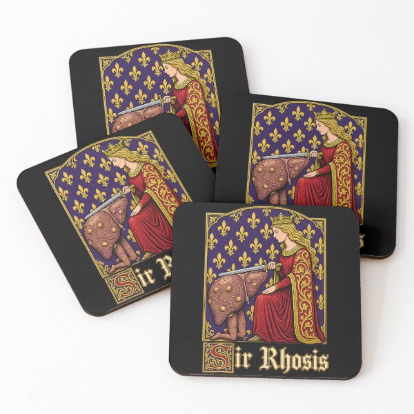 Item preview, Sir Rhosis Medieval Gothic Dark Humor Vintage Art designed and sold by margamPagenberg.