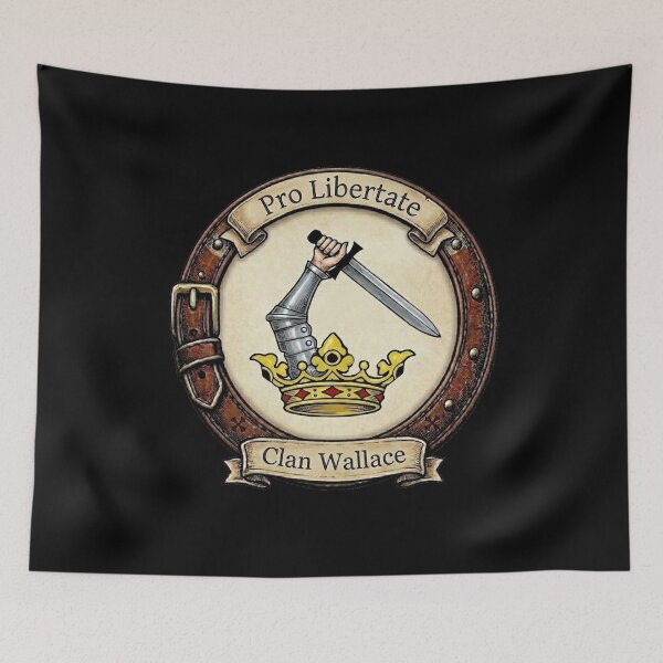 Item preview, Clan Wallace Crest designed and sold by BagTown Clans.