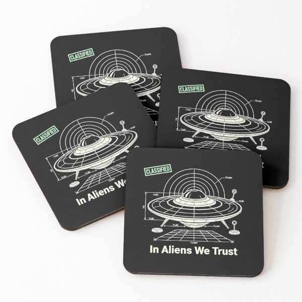 Item preview, RESIDENT ALIEN In Alien We Trust designed and sold by ALL ART .