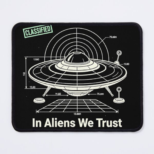 Item preview, RESIDENT ALIEN In Alien We Trust designed and sold by ALL ART .
