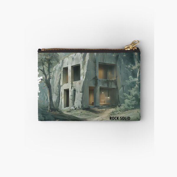 Item preview, ROCK SOLID - Modern Cave Architecture Sketch designed and sold by Modern Nest Art.