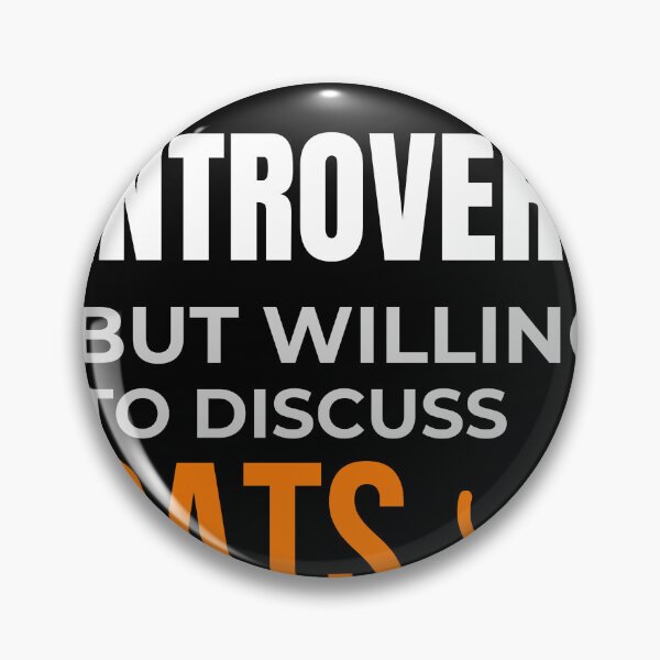 Item preview, Introvert Cat Funny Quote Dark Aesthetic Cat Lover T Shirt Design designed and sold by Uvclick.
