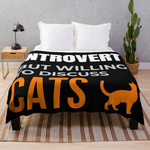 Item preview, Introvert Cat Funny Quote Dark Aesthetic Cat Lover T Shirt Design designed and sold by Uvclick.