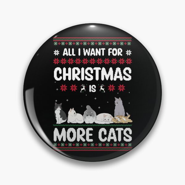 Item preview, Christmas Cats Ugly Christmas Sweater Cat Lover designed and sold by Lenny Stahl.