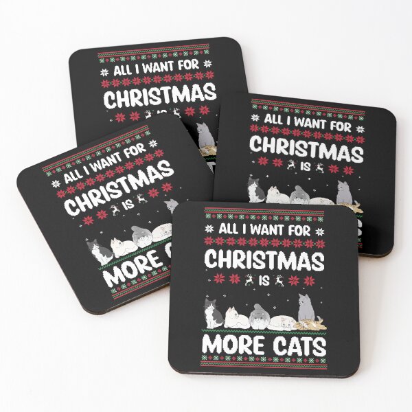 Artikelvorschau, Christmas Katzen Ugly Christmas Sweater Geschenk Katzenhalter entworfen und verkauft von Lenny Stahl.