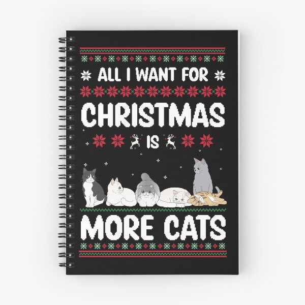 Item preview, Christmas Cats Ugly Christmas Sweater Cat Lover designed and sold by Lenny Stahl.
