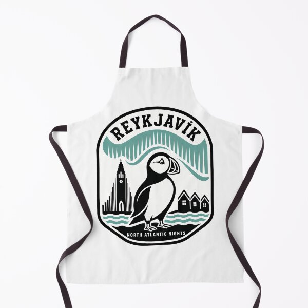 Item preview, Reykjavik Puffin North Atlantic Nights Vintage Iceland Badge designed and sold by Lyfeinsights.