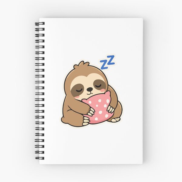 Item preview, Cute Sleepy Sloth Sticker Kawaii Relaxing Sloth Design designed and sold by Olivra.