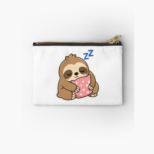 Item preview, Cute Sleepy Sloth Sticker Kawaii Relaxing Sloth Design designed and sold by Olivra.