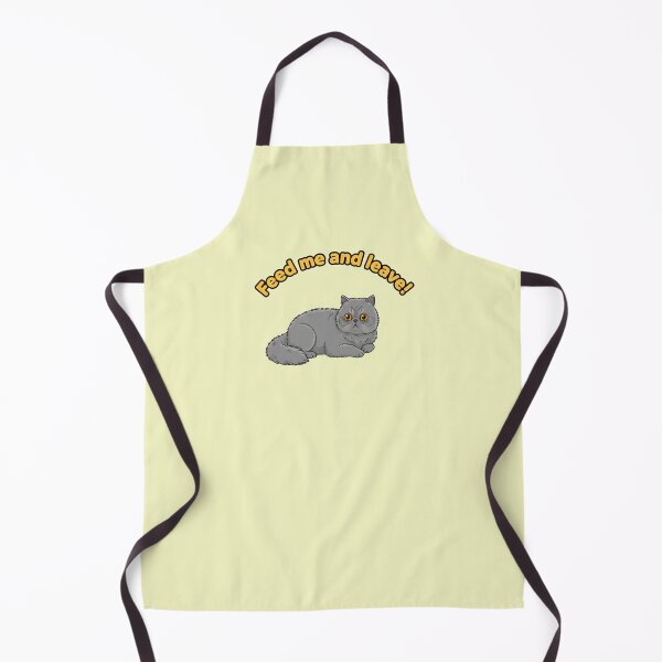 Item preview, Martin the Cat - Feed Me and Leave - Funny Cute Grey Cat designed and sold by naughty-raccoon.