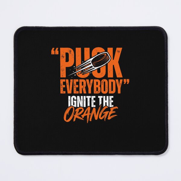 Item preview, Puck Everybody Ignite The Orange Hockey Fan Player designed and sold by SofenArt.