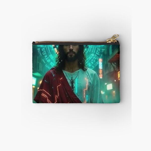 Item preview, Cobalt Core Cyber Jesus Streetwear – Faith Over Fear designed and sold by Cobaltcore78.