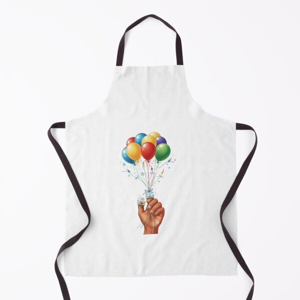 Item preview, Hand Holding Colorful Balloons Art designed and sold by AbanoubStore.
