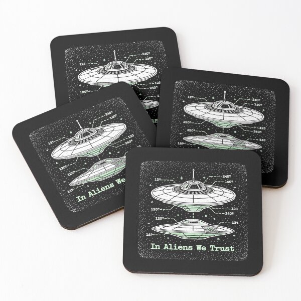 Item preview, RESIDENT ALIEN In Alien We Trust designed and sold by ALL ART .