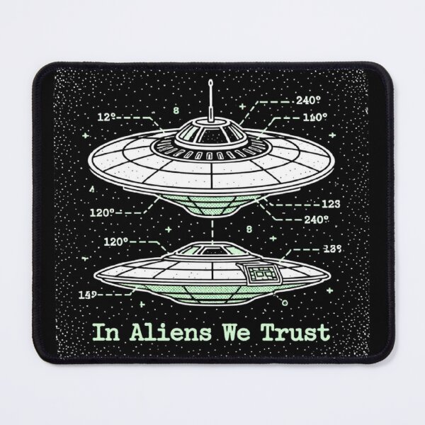 Item preview, RESIDENT ALIEN In Alien We Trust designed and sold by ALL ART .