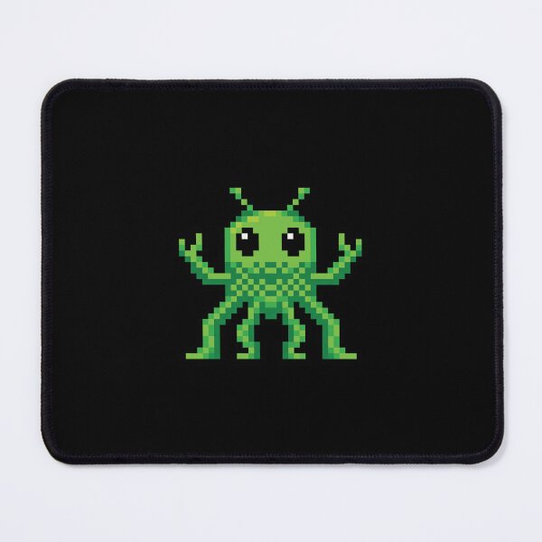 Item preview, Green Space Invader Alien Retro Arcade Game designed and sold by Rokoyo Prints.