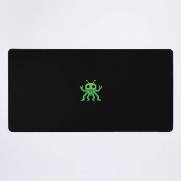 Item preview, Green Space Invader Alien Retro Arcade Game designed and sold by Rokoyo Prints.