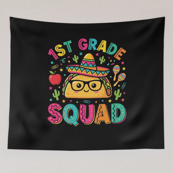 Item preview, 1st Grade Squad First Grade Teacher Student Fiesta designed and sold by SofenArt.