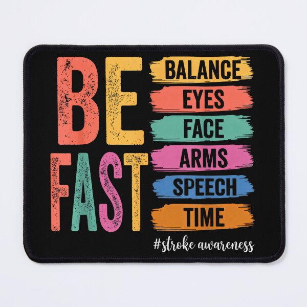 Item preview, BE FAST Stroke Awareness Medical Health Warning Signs Educational Charity Art designed and sold by RuperDelois.