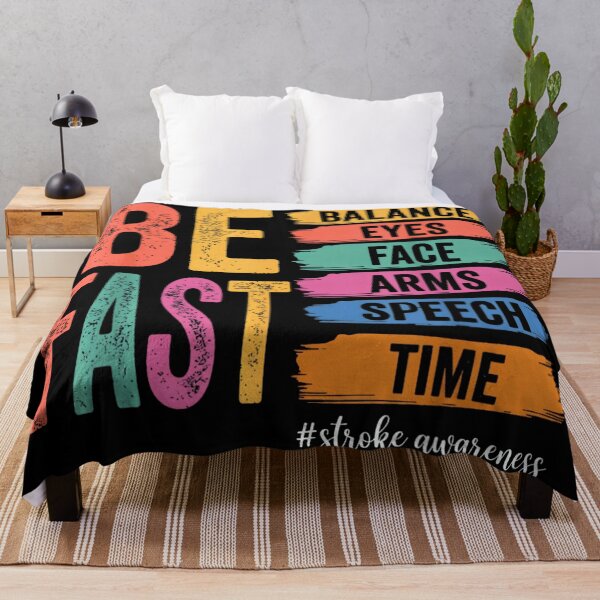 Item preview, BE FAST Stroke Awareness Medical Health Warning Signs Educational Charity Art designed and sold by RuperDelois.