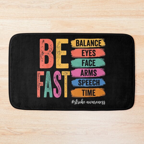 Item preview, BE FAST Stroke Awareness Medical Health Warning Signs Educational Charity Art designed and sold by RuperDelois.
