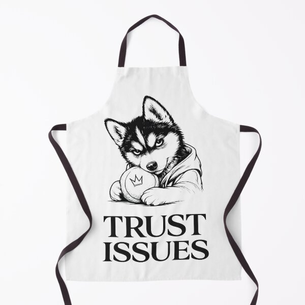Item preview, Trust Issues | Grumpy Husky Puppy | Sassy Dog Art ? ? designed and sold by Abhi0.