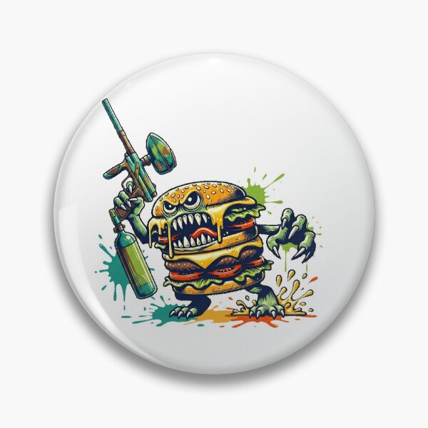Item preview, Monster hamburger delivering the paintballs designed and sold by PaintballCrew.
