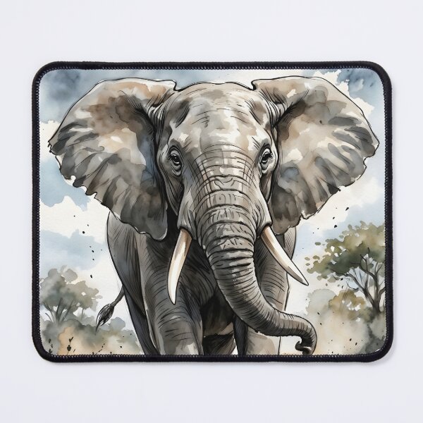 Item preview, Wild African Elephant Animal - Savanna Wildlife Africa designed and sold by RubisLeaf.