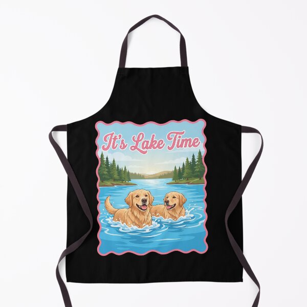 Item preview, It's Lake Time Golden Retriever Dogs Lake Life Pet Lover designed and sold by SofenArt.
