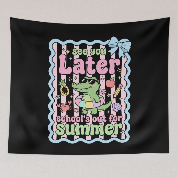 Item preview, See You Later School's Out For Summer End Of School Student Teacher Vacation Break designed and sold by SofenArt.