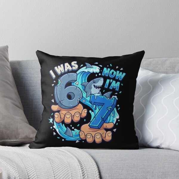 Item preview, I was 6 Now I'm 7 7th Birthday 6 7 Birthday Boys  designed and sold by Juansustait.