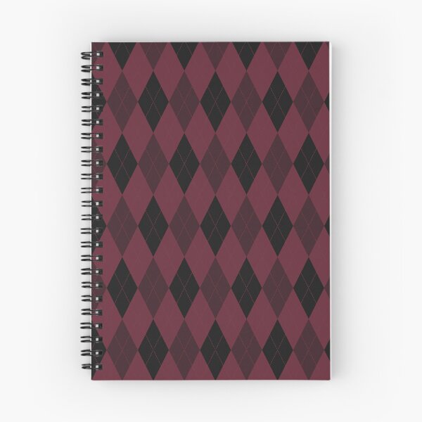 Item preview, Black And Burgundy Argyle Pattern designed and sold by pattern-archive.
