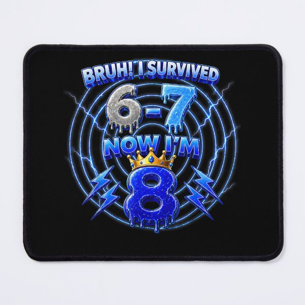 Item preview, Birthday Shirts for 8 Year Old Boys Kids Bruh I Survived 67 designed and sold by Juansustait.
