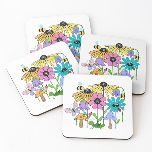 Item preview, Busy Bee Retro Garden designed and sold by NotPrettyinPink.