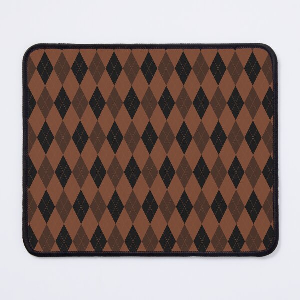 Item preview, Black And Copper Argyle Pattern designed and sold by pattern-archive.