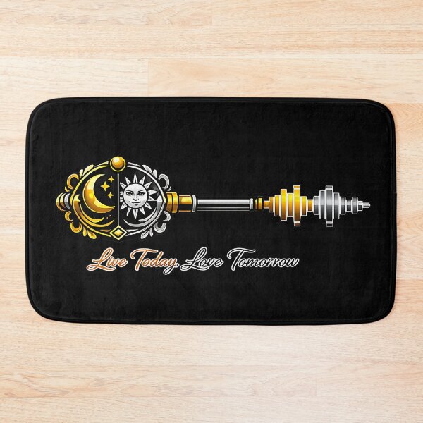 Item preview, Celestial Sun Moon Key Live Today Love Tomorrow designed and sold by  ZenRave Designs.