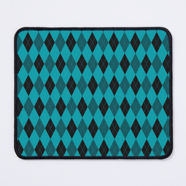 Item preview, Black And Cyan Argyle Pattern designed and sold by pattern-archive.