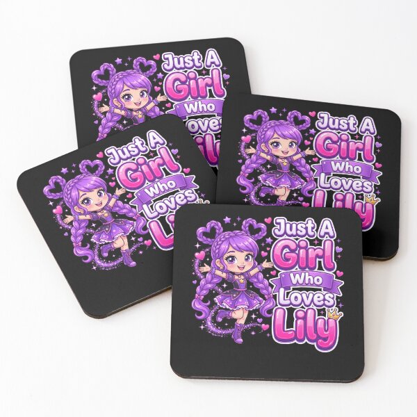 Item preview, Just A Girl Who Loves Lily Personalized Name Girl Birthday Gift designed and sold by SofenArt.
