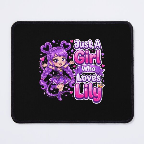 Item preview, Just A Girl Who Loves Lily Personalized Name Girl Birthday Gift designed and sold by SofenArt.
