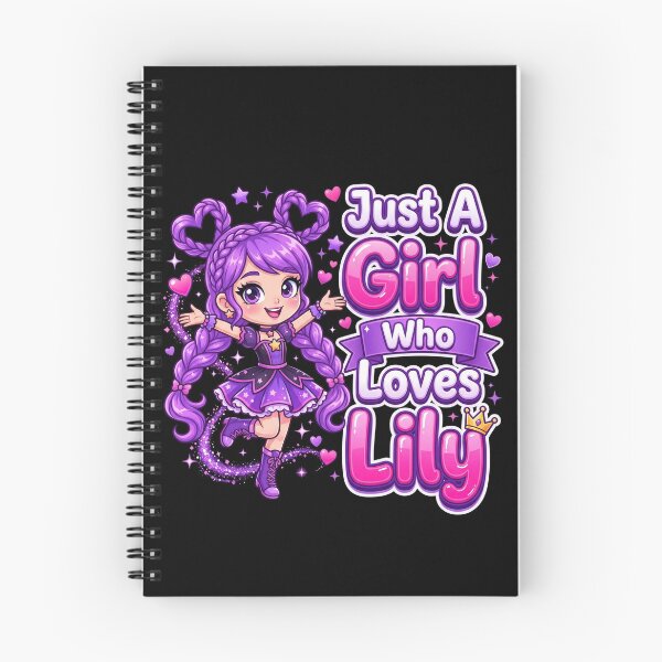 Item preview, Just A Girl Who Loves Lily Personalized Name Girl Birthday Gift designed and sold by SofenArt.