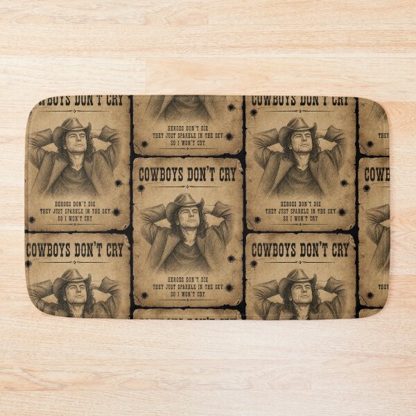 Item preview, "Cowboys Don't Cry" - Tommy Wiseau - Big Shark designed and sold by themightymartin.