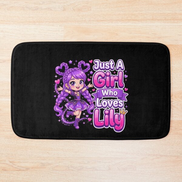 Item preview, Just A Girl Who Loves Lily Personalized Name Girl Birthday Gift designed and sold by SofenArt.