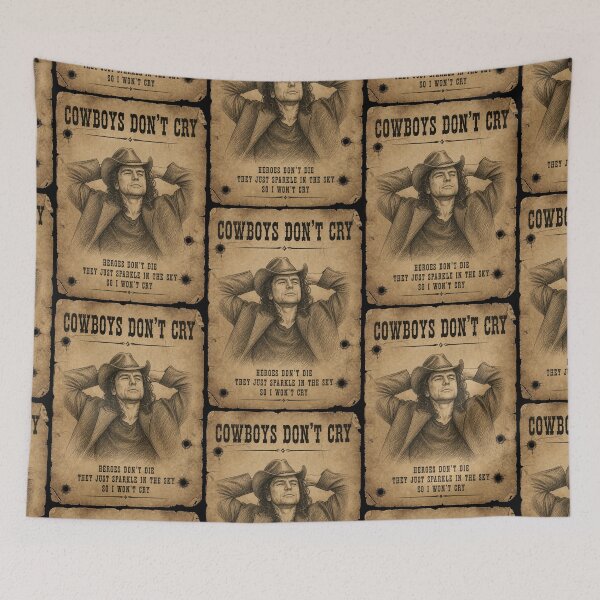 Item preview, "Cowboys Don't Cry" - Tommy Wiseau - Big Shark designed and sold by themightymartin.