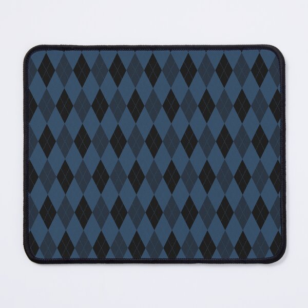 Item preview, Black And Denim Argyle Pattern designed and sold by pattern-archive.